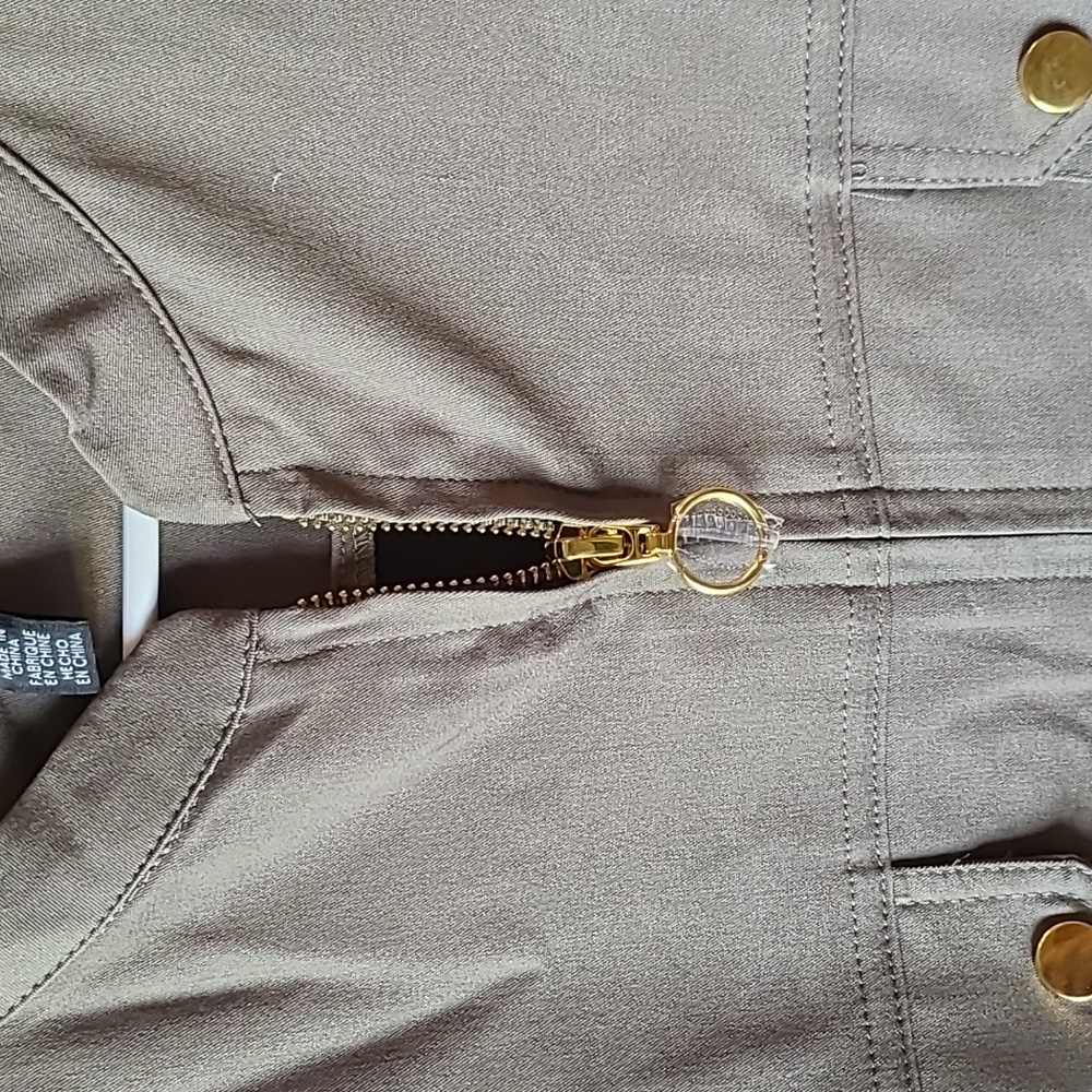 Ellen Tracy Jacket With Draw Cord Hem Size Large - Picture 8 of 15